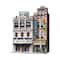 Urbania Collection - 4 3D Puzzles: Hotel, Cinema, Cafe, and Fire Station: 1165 Pcs